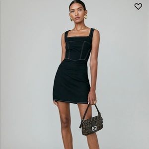 Davies Bustier Denim Mini Dress